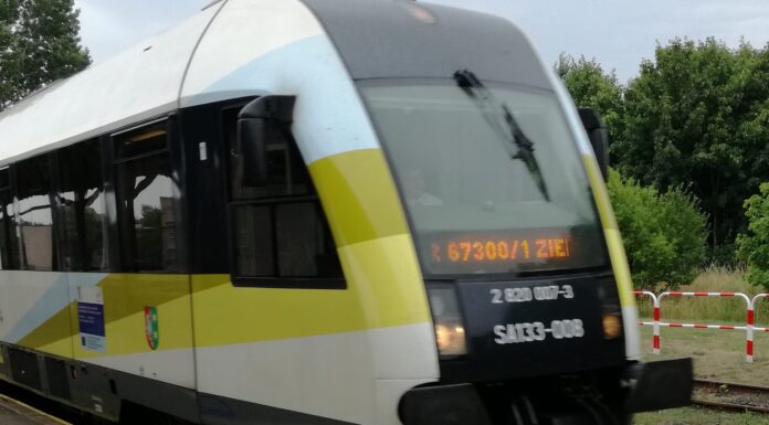 Pociąg Żagań Zielona Góra