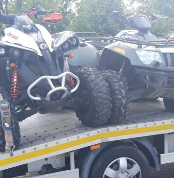 Skradziony w Wielkiej Brytanii quad zatrzymany w Olszynie