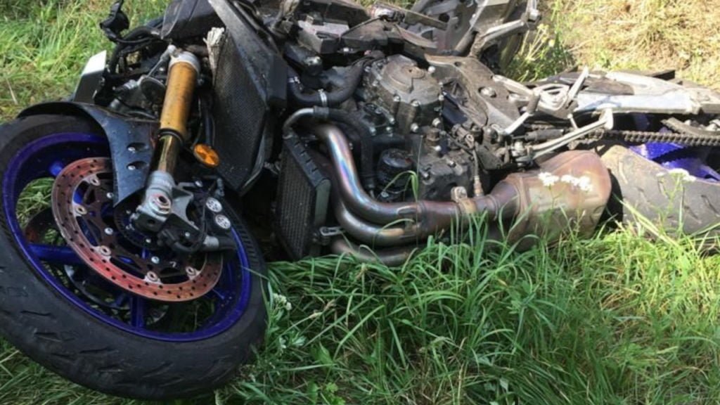 wypadek motocykla