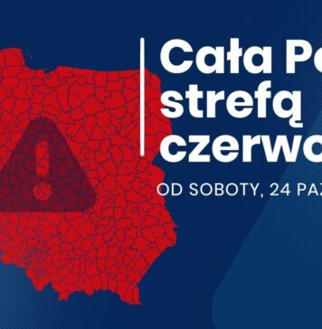Od soboty 24.10. cała Polska w strefie czerwonej. Zakaz wychodzenia z domu dla dzieci i młodzieży