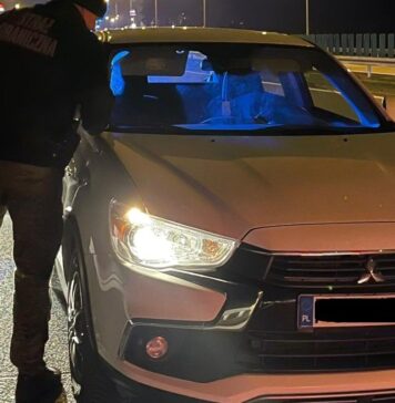 Kradzione Misubishi zabezpieczone w Świecku