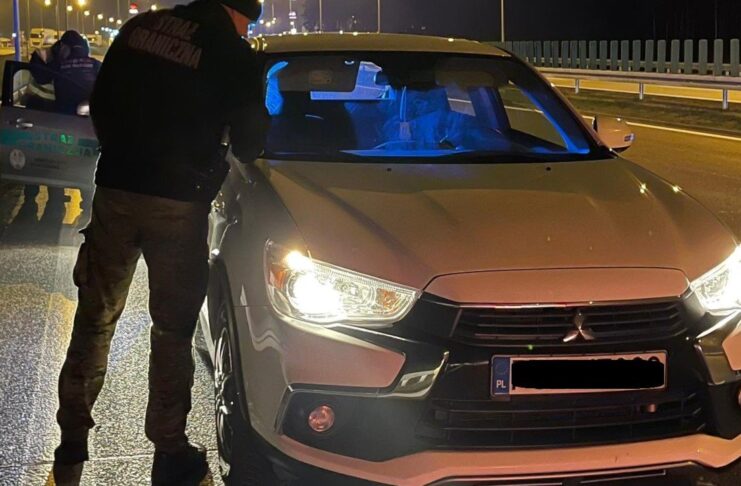 Kradzione Misubishi zabezpieczone w Świecku
