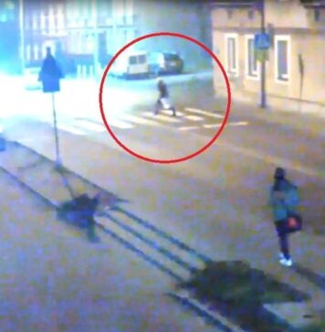 Przerażające potrącenie na przejściu w Zielonej Górze. Kobietę odrzuciło na kilkadziesiąt metrów [wideo]