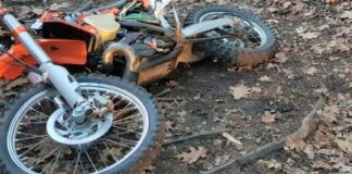 Wypadek na motocrossie w Trzebielu