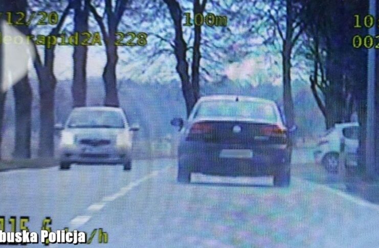 Pędzili ponad 100 km/h w terenie zabudowanym. Grupa SPEED wyeliminowała 8 piratów Wideorejestrator, Grupa SPEED