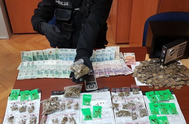 Narkotyki zabezpieczone w Zielonej Górze