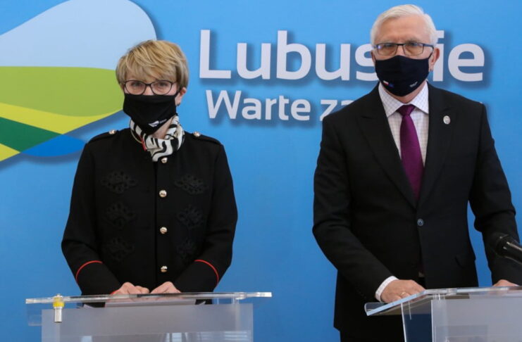 Lubuskie zabiega o rządowe wsparcie. „Złożyliśmy 75 wniosków do Rządowego Funduszu Inwestycji Lokalnych. Zostały przyjęte trzy” Elżbieta Anna Polak i Wadim Tyszkiewicz