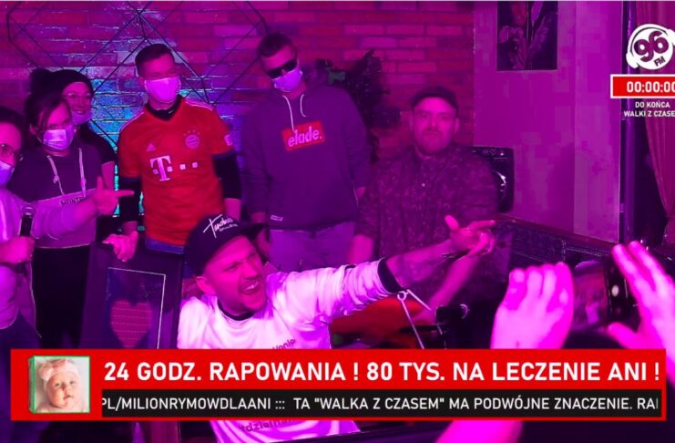 Rademenez pobił rekord. Raper z Zielonej Góry rapował 24h dla małej Ani Rademenez pobił rekord rapowania