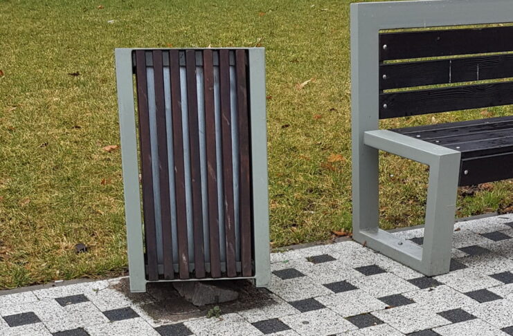 Zdewastowany Park Miejski w Sulęcinie