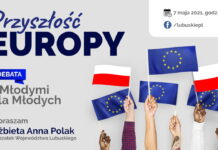 Debata Przyszłość Europy - z młodymi dla młodych (plakat)