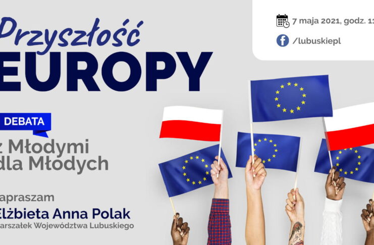 Debata Przyszłość Europy - z młodymi dla młodych (plakat)