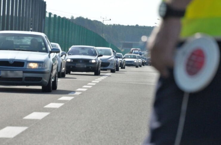 Korek na granicy w Świecku