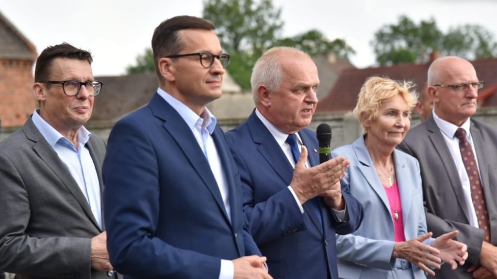 Premier Mateusz Morawiecki w Zielonej Górze i na pikniku w Swarzynicy