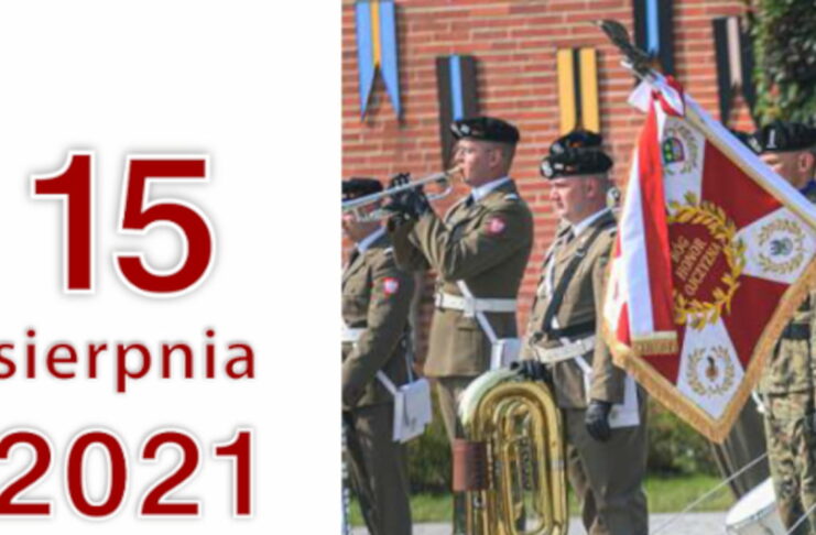 Wojewódzkie obchody Święta Wojska Polskiego 2021