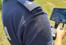 Policyjne kontrole z drona