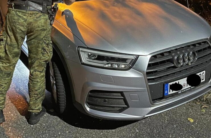 Pościg w Słubicach za skradzionym w Niemczech Audi