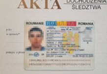 Fałśzywy rumuński dowód osobisty