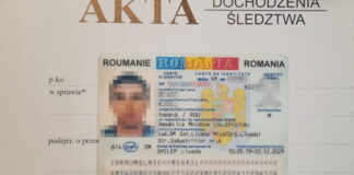 Fałśzywy rumuński dowód osobisty