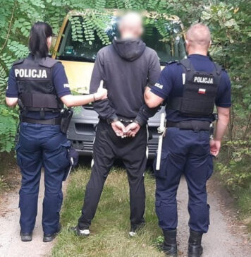 47-latek zasnął w skradzionym samochodzie ukrytym w lesie