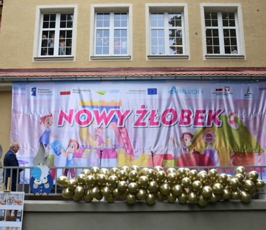 W otwarciu nowego żłobka w Zielonej Górze uczestniczył wojewoda