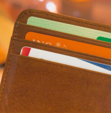 Portfel z kartami kredytowymi