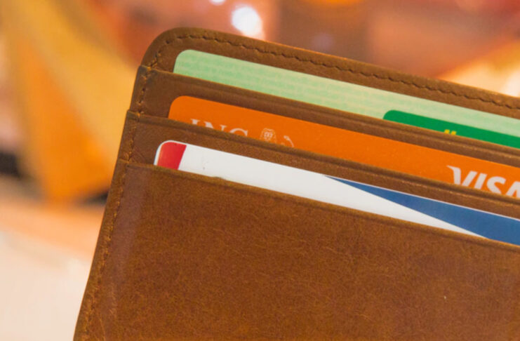 Portfel z kartami kredytowymi