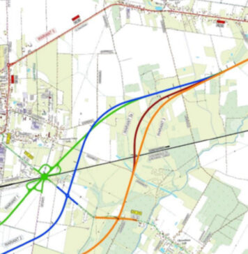 Warianty przebiegu obwodnicy Wschowy