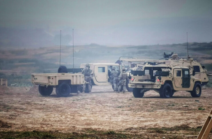 Skwierzyńscy terytorialsi szkolili się z Amerykanami. Szkolenia ogniowe w Wędrzynie 12 WBOT, szkolenie ogniowe na poligonie w Wędrzynie