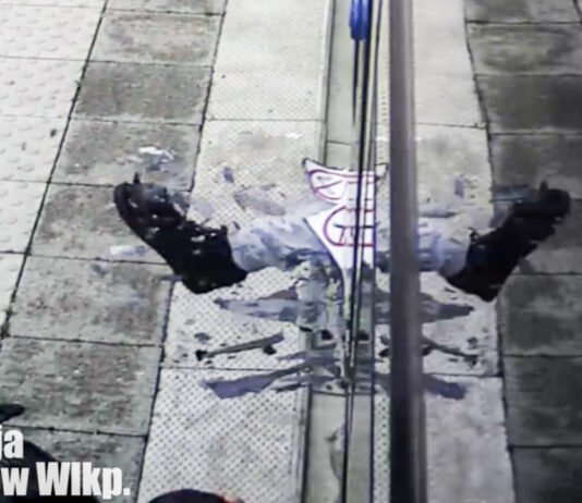 Chuligan wybił szybę w gorzowskim tramwaju