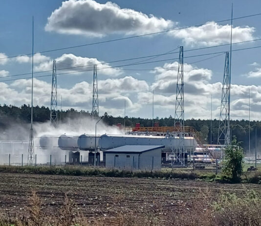 Ćwiczenia w rozlewni gazu AmeriGas w Nowej Niedrzwicy Ćwiczenia w rozlewni gazu AmeriGas w Nowej Niedrzwicy