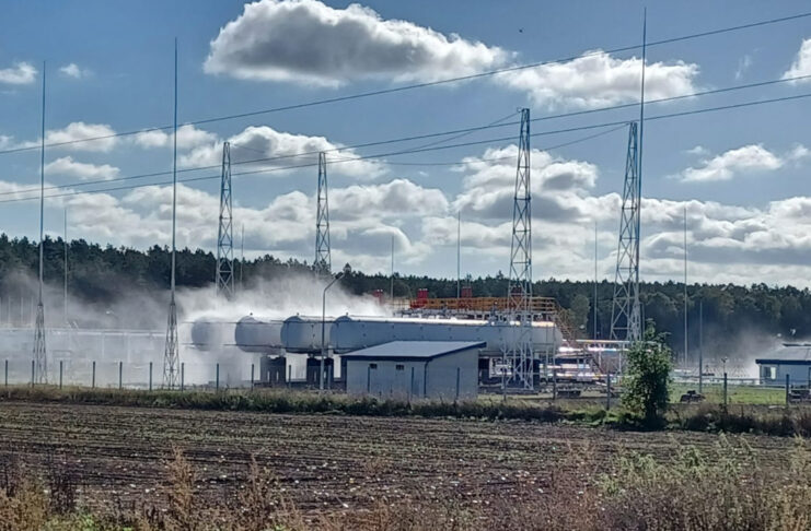 Ćwiczenia w rozlewni gazu AmeriGas w Nowej Niedrzwicy