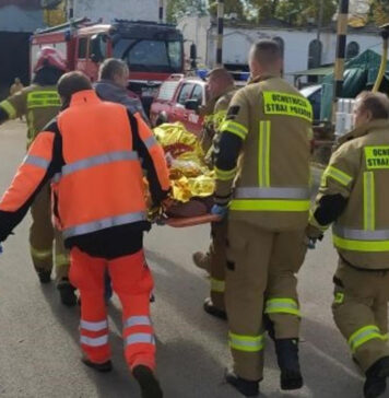 Słońsk: Wypadek w zakładzie obróbki drewna