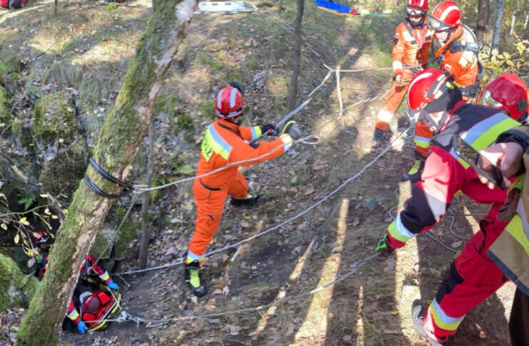 Bunkier 2021 – ćwiczenia służb ratowniczych pod Świebodzinem Ćwiczenia Bunkier 2021 pod Świebodzinem