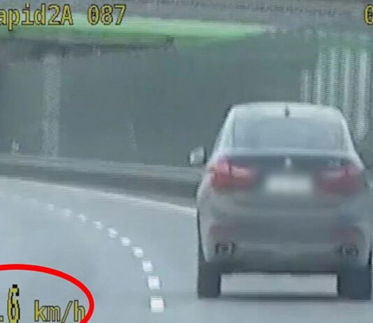 Pirat drogowy na S3 koło Międzyrzecza