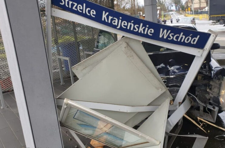 Wypadek na stacji kolejowej w Zwierzynie