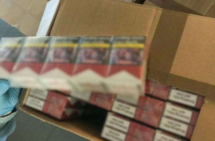 Kontrabanda o wartości 1 mln złotych w mieszkaniu Kontrabanda, nielegalne papierosy