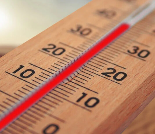 Termometr, Upał