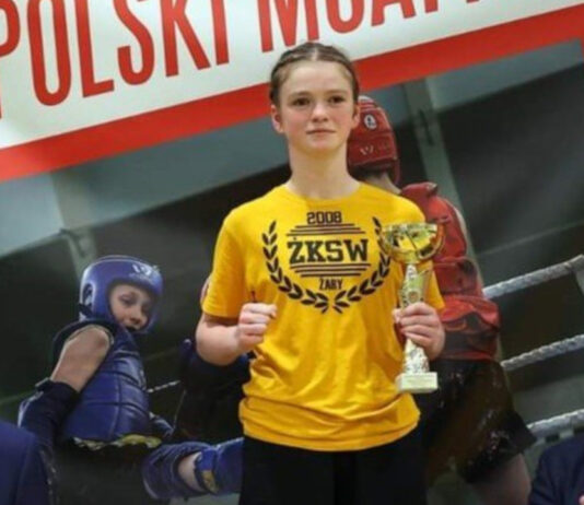 13-letnia Amelia Kowzan z Żar powołana do Reprezentacji Polski na Mistrzostwa Świata Muaythai w Malezji Amelia Kowzan, Mistrzyni Polski Muaythai