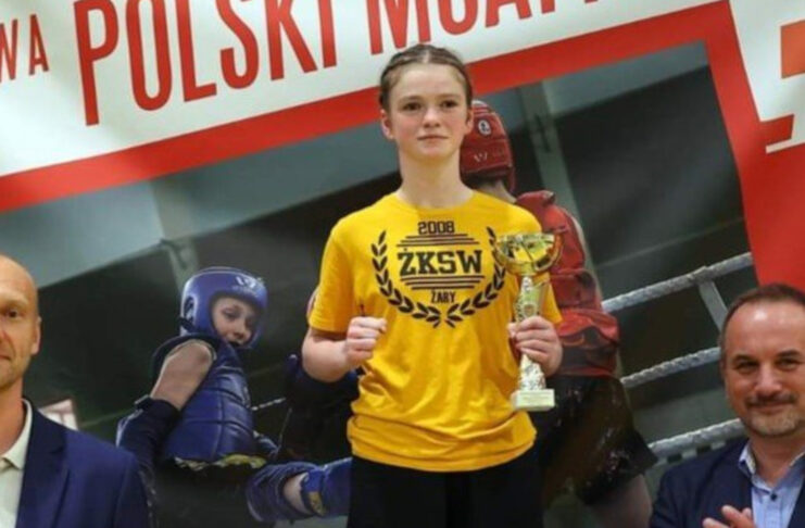 13-letnia Amelia Kowzan z Żar powołana do Reprezentacji Polski na Mistrzostwa Świata Muaythai w Malezji Amelia Kowzan, Mistrzyni Polski Muaythai
