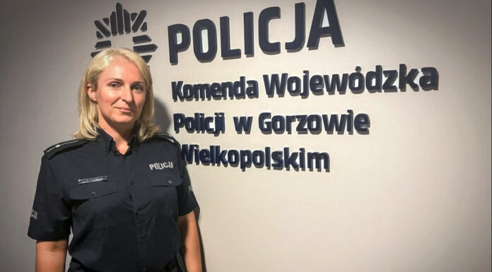 Mężczyzna skoczył z mostu do Warty, w ślad za nim do wody wskoczyła policjantka Magdalena Kleist