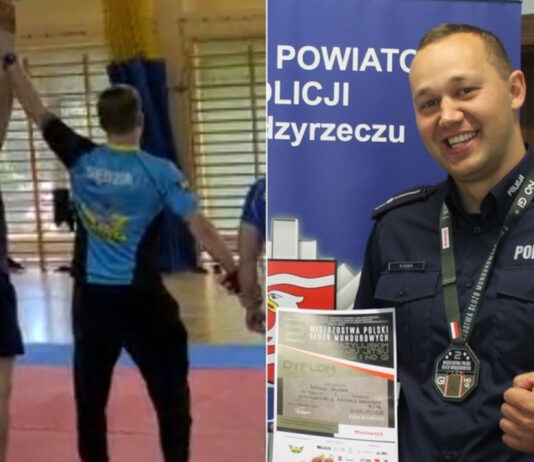 Mariusz Kozber Mistrzem Polski Służb Mundurowych w brazylijskim Jiu-Jitsu
