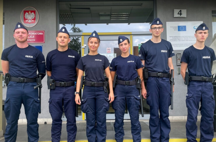 Kursanci ze Szkoły Policji w Pile