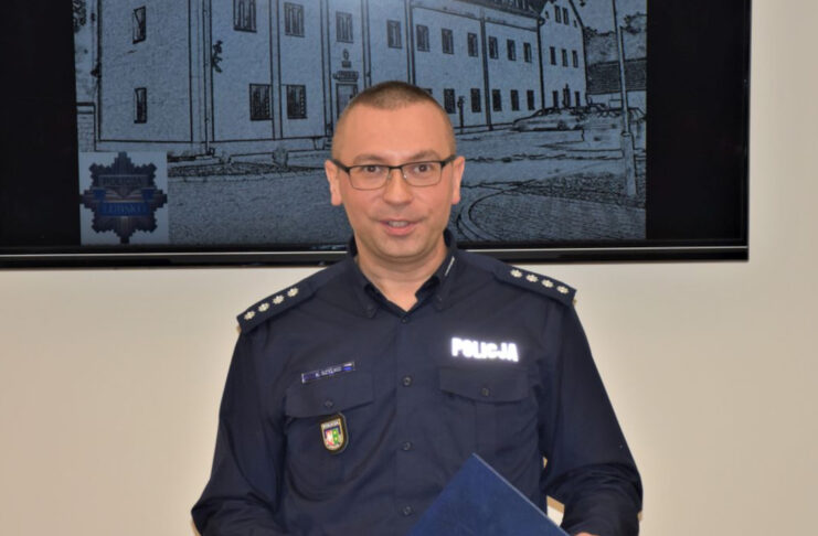 Krystian Szylko nowym komendatem komisariatu w Lubsku Krystian Szylko