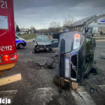 Wypadek w Żaganiu na skrzyżowaniu Kochanowskiego i Bema
