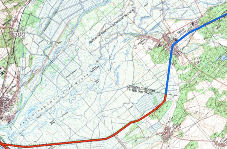 DK22: Przetarg na projekt rozbudowy odcinka Słońsk-Karkoszów