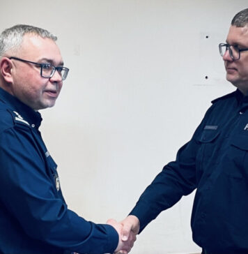 Nowy komendant komisariatu policji w Skwierzynie asp. szt. Andrzej Maksymiuk