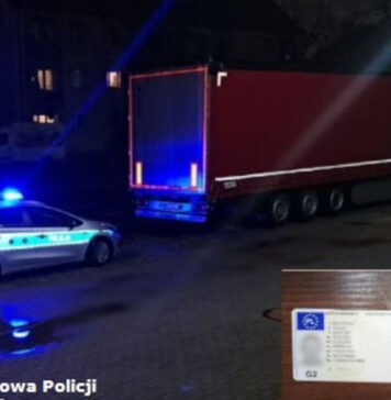 Jechał na cudzej karcie - stracił prawo jazdy. Kierowcy ciężarówek na celowniku Policji
