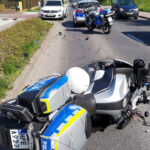 Gorzowski policjant miał wypadek na motocyklu