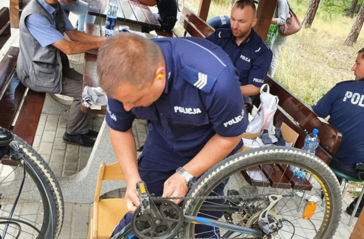 Znakowanie rowerów w Nowej Soli