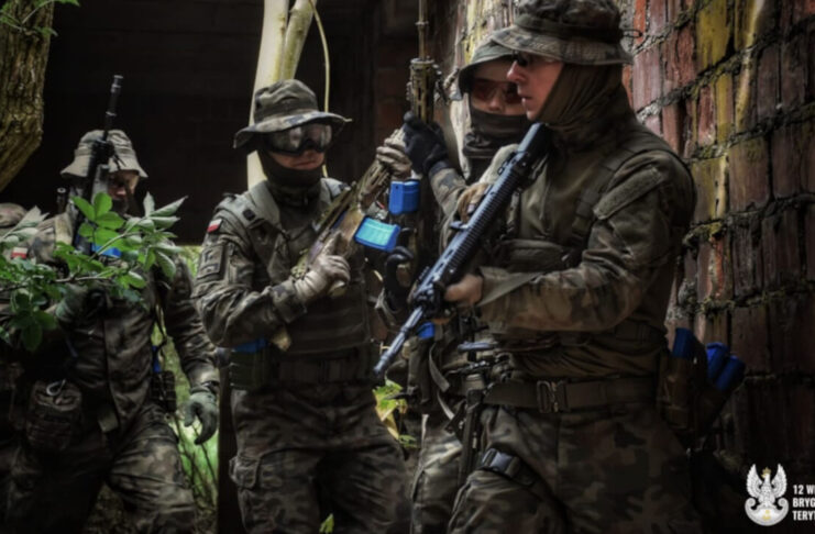 Wspólne szkolenie skwierzyńskich terytorialsów i 17WBZ